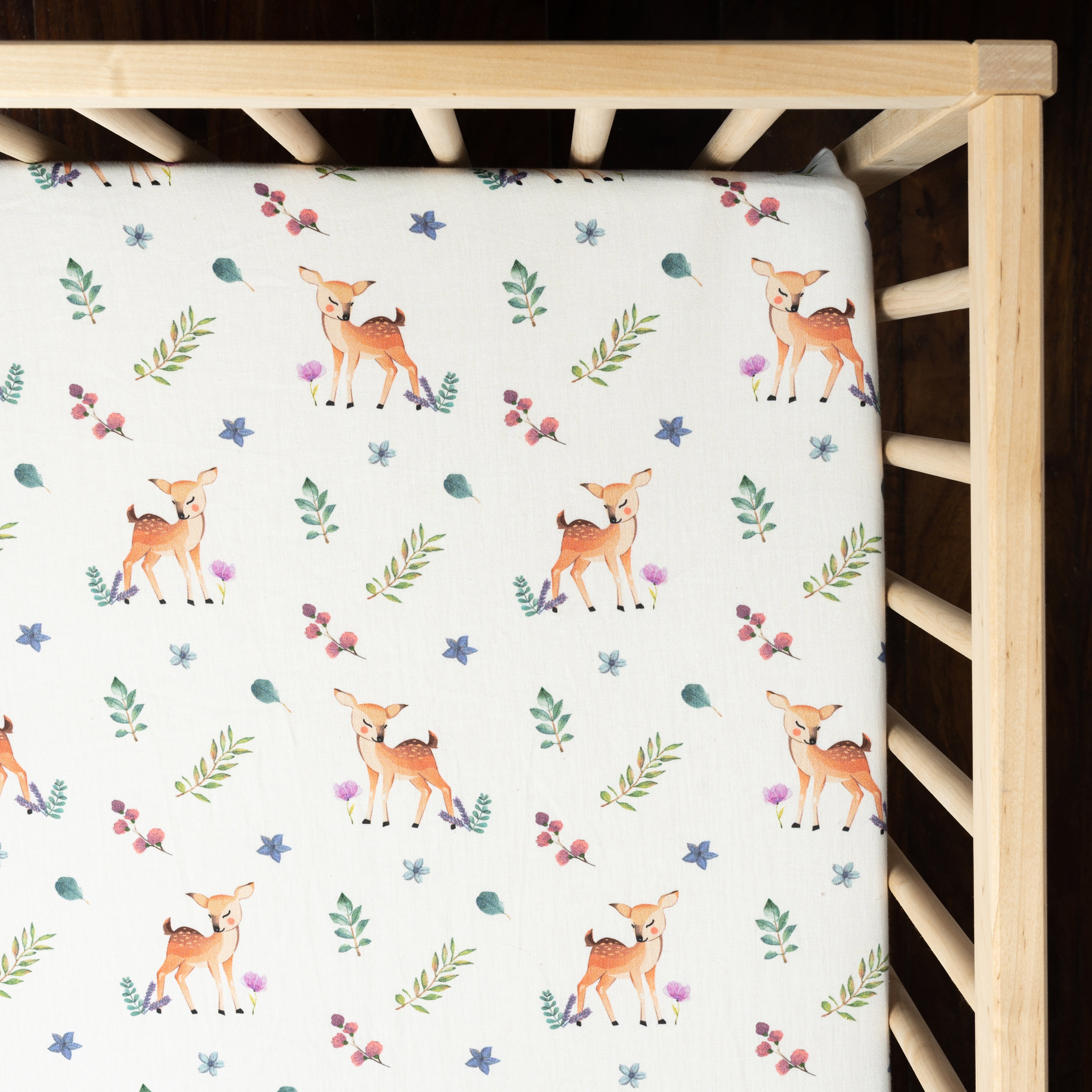 Tiny Snooze Organic Fitted Cot Sheet