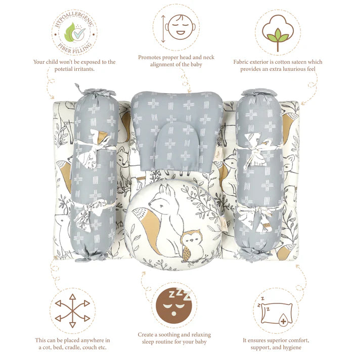 Crane Baby 5-Piece Mattress Set
