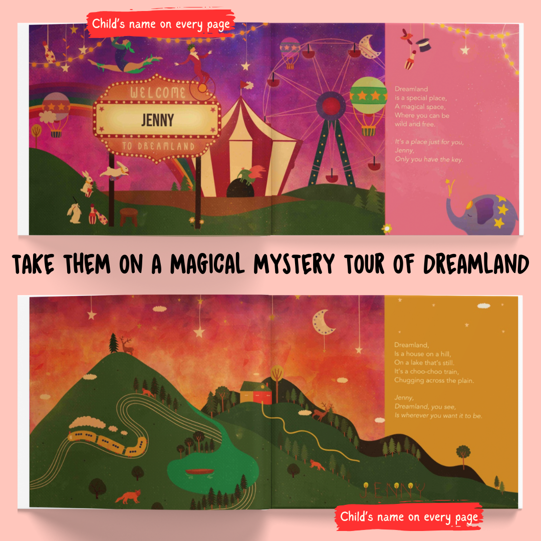 Personalised Storybook - Dreamland; A Bedtime Story