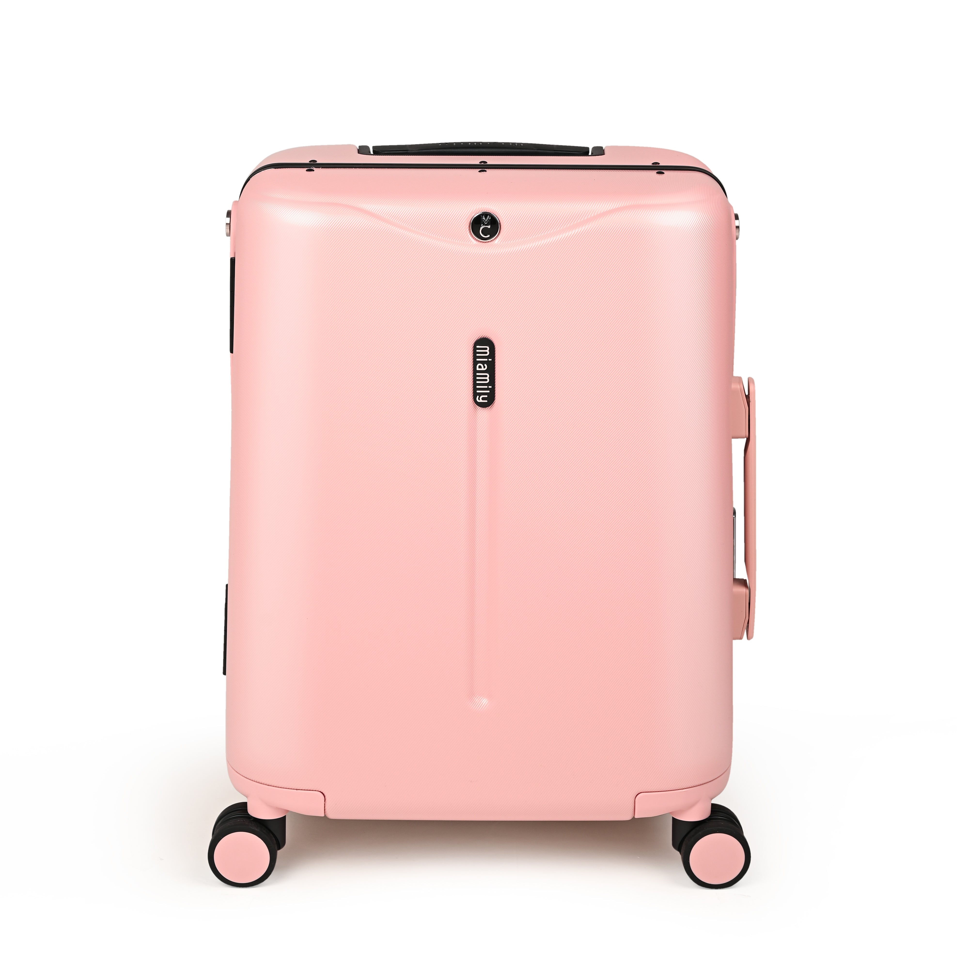 Miamily Dusty Pink Ride-On Trolley Carry-On Luggage 18 inches