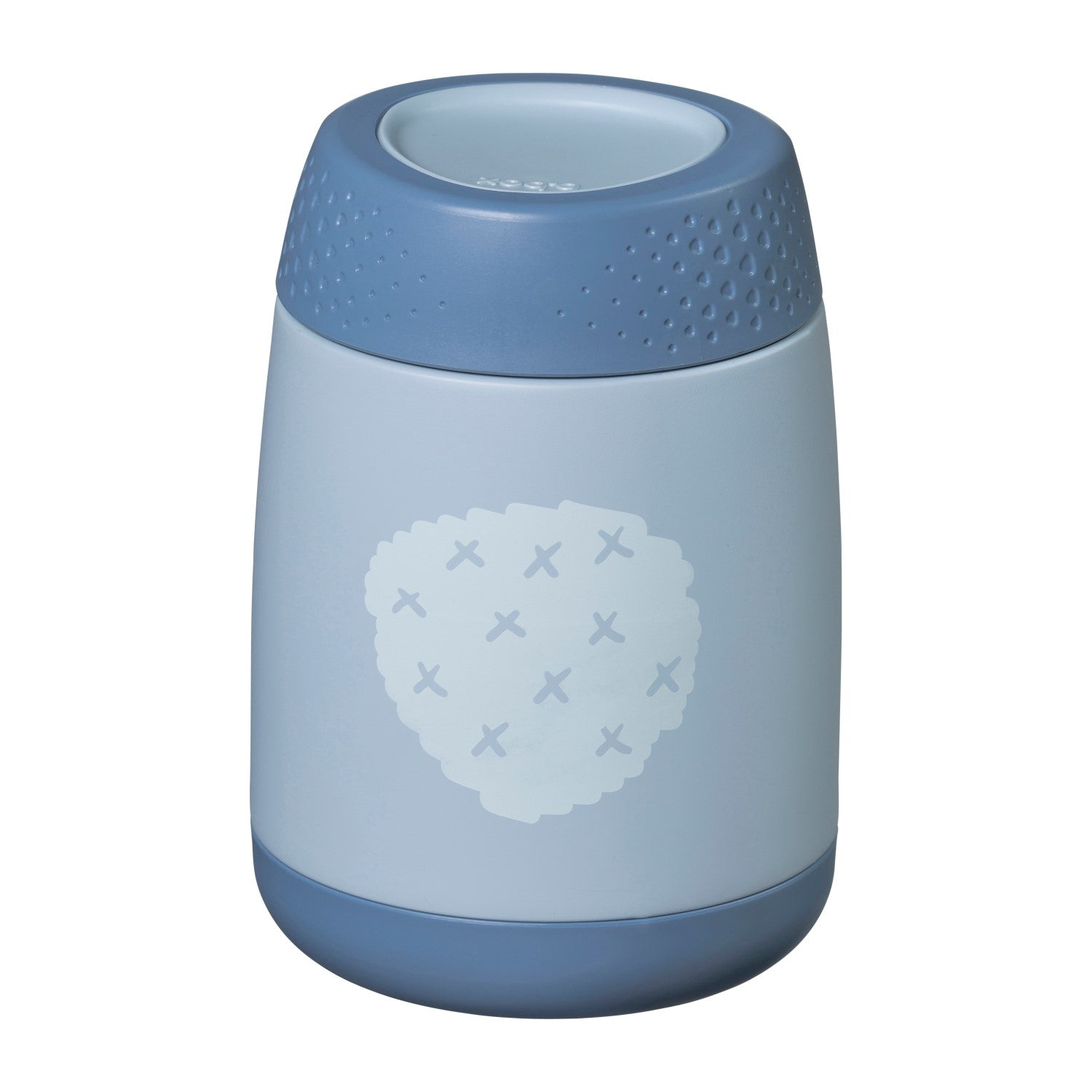 B.box Insulated Food Jar 210 ml- Mini- Friendly fox Blue