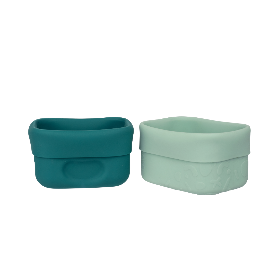 b.box Silicone Snack Cups - Forest