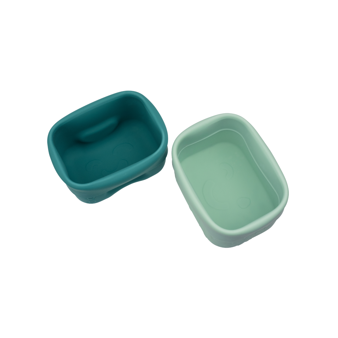 b.box Silicone Snack Cups - Forest