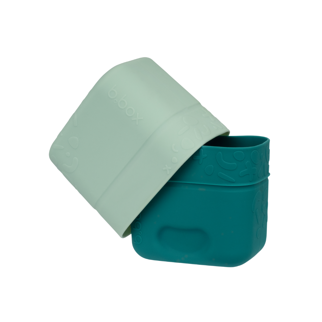 b.box Silicone Snack Cups - Forest