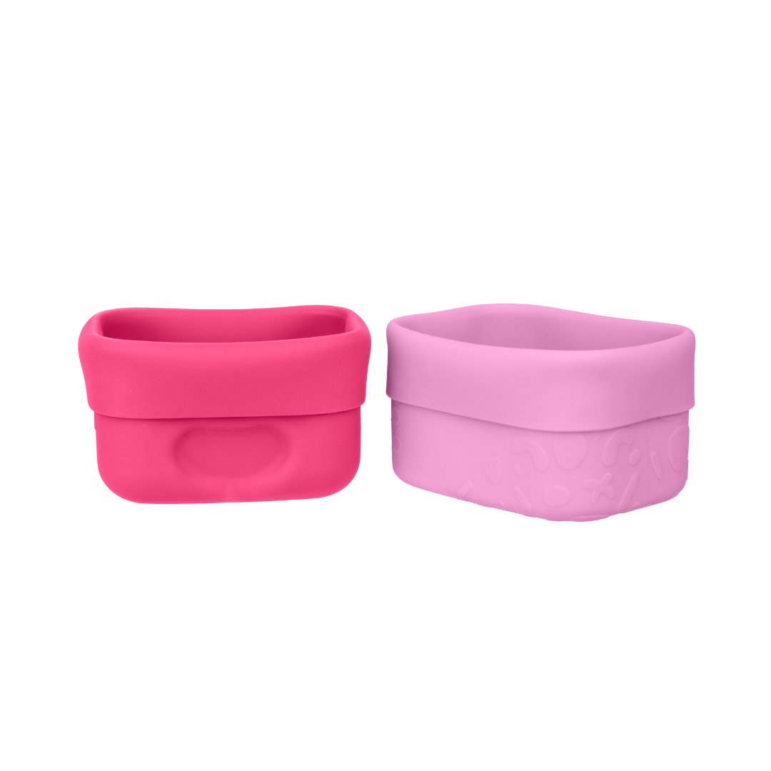 b.box Silicone Snack Cups - Berry