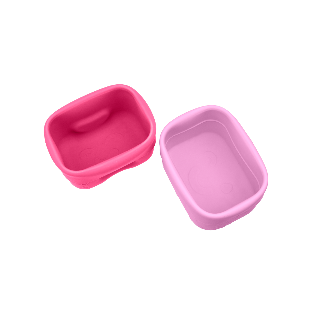 b.box Silicone Snack Cups - Berry