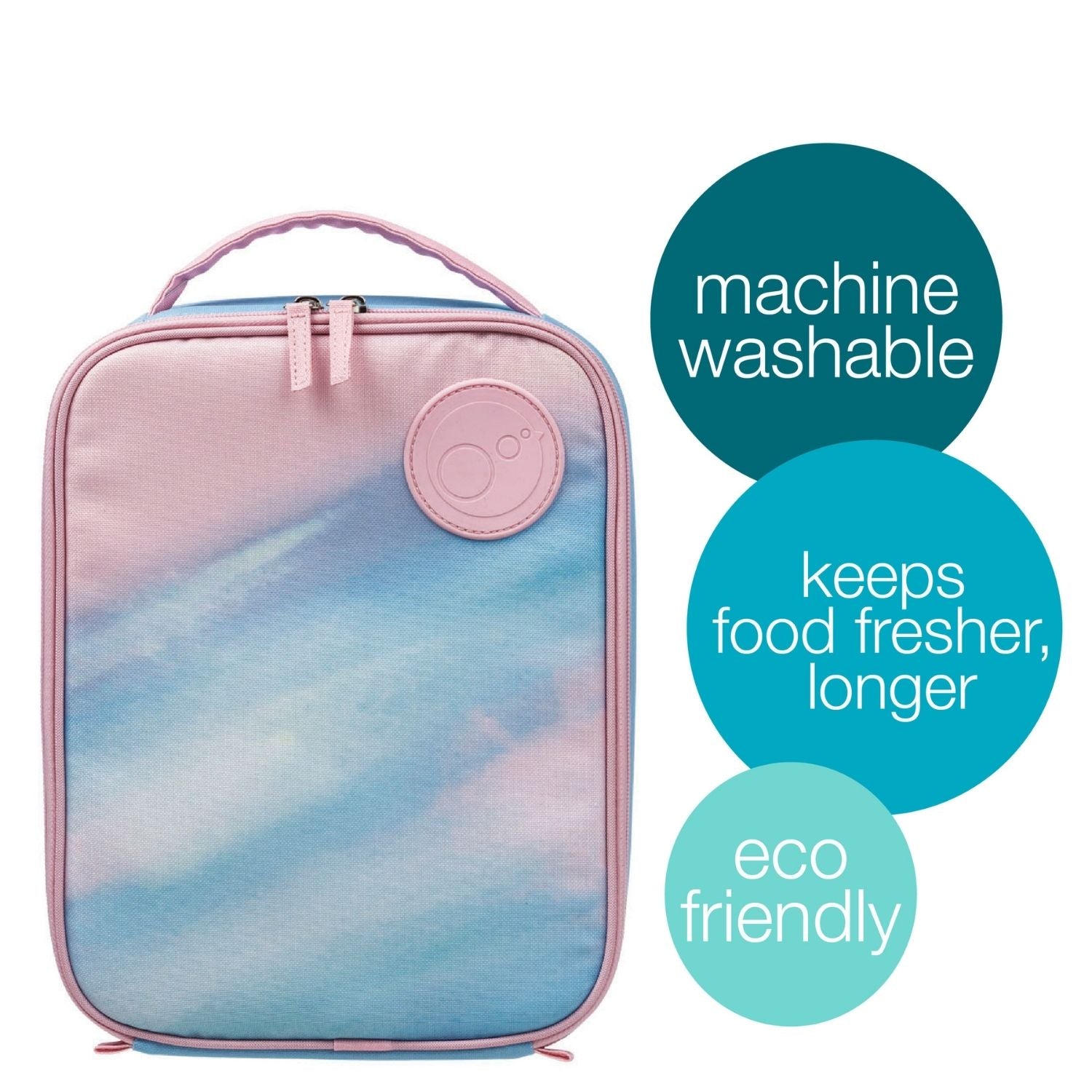 b.box Flexi Insulated Lunchbag Morning Sky Pink