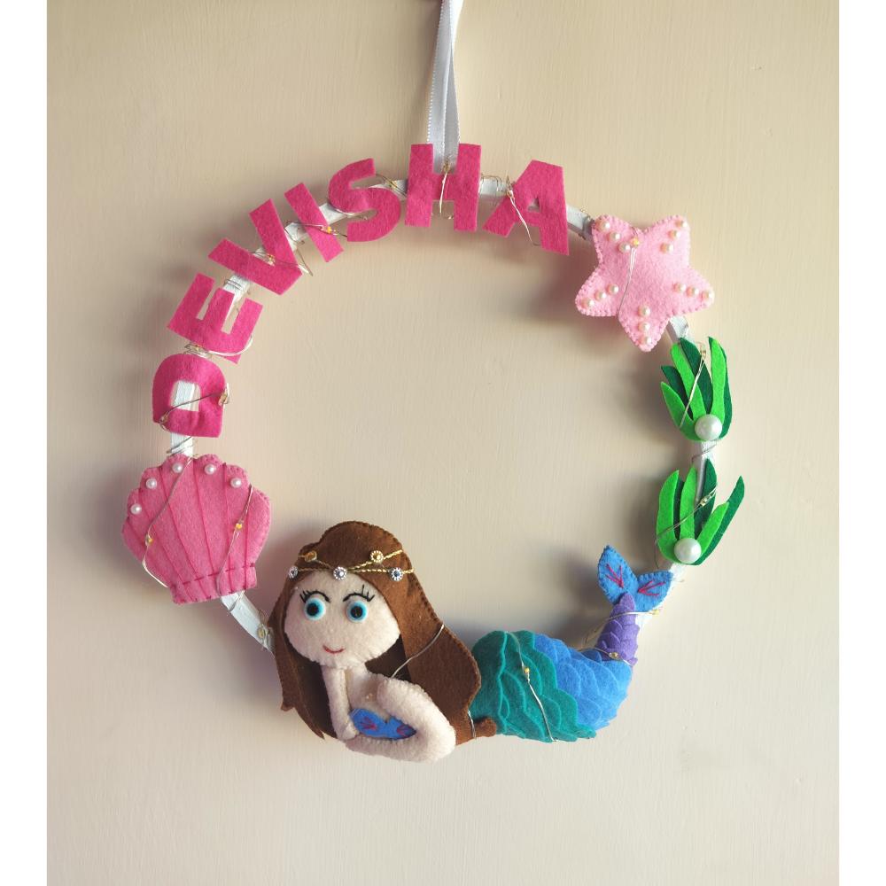 Junior Mystique Mermaid Magic Personalised Mini Hoop