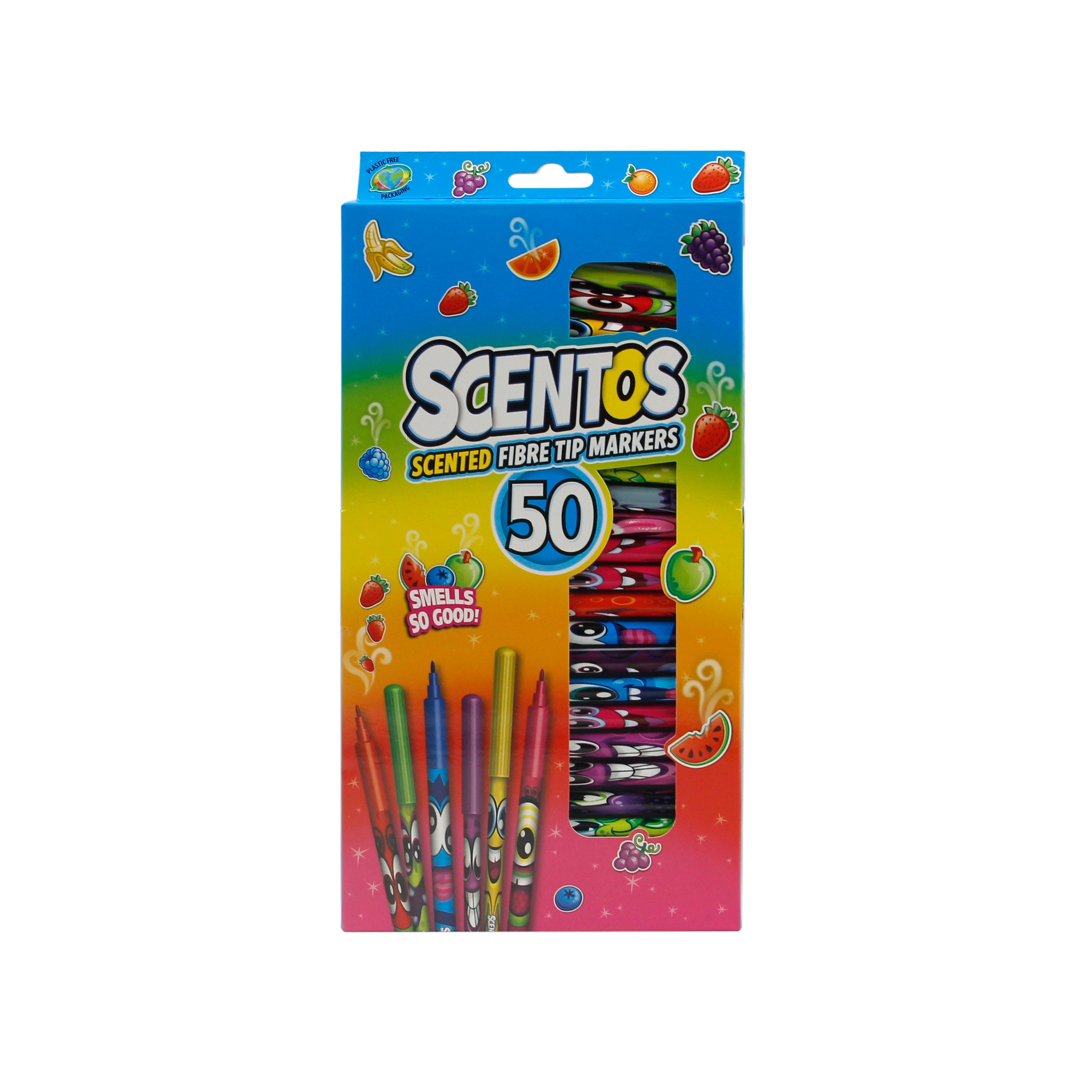 50 Scentos Scented Fibre Tip Pens