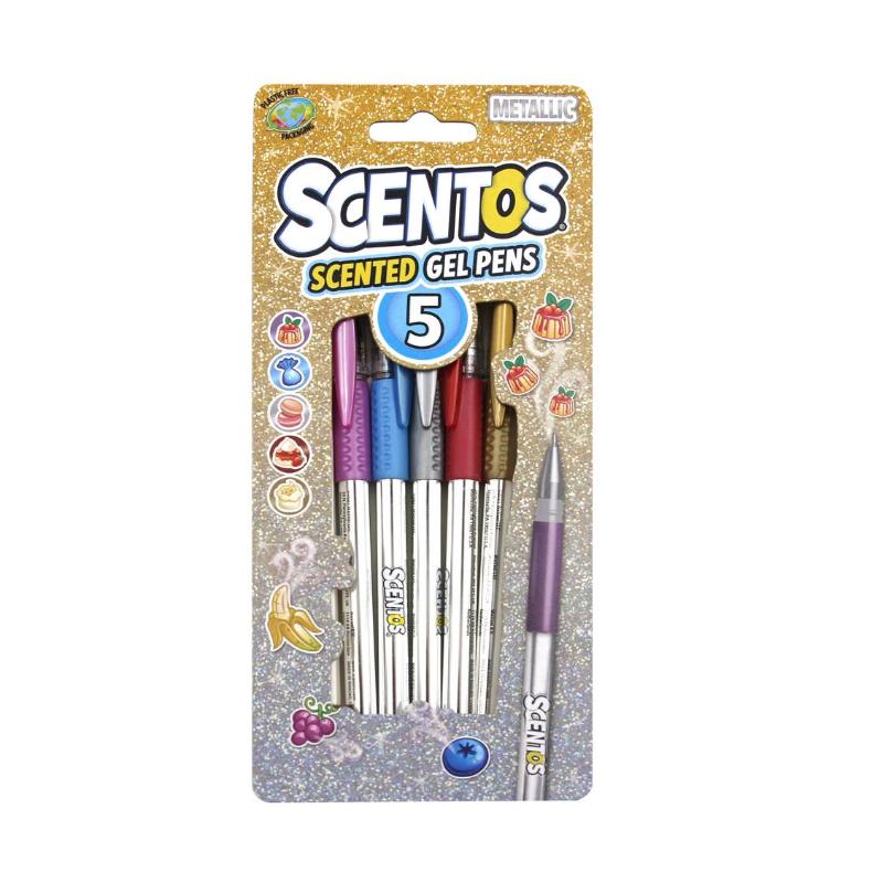 Scentos Scented 5 Metallic Gel Pens