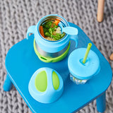 B.box Insulated Food Jar 335ml- Ocean Breeze Blue Green