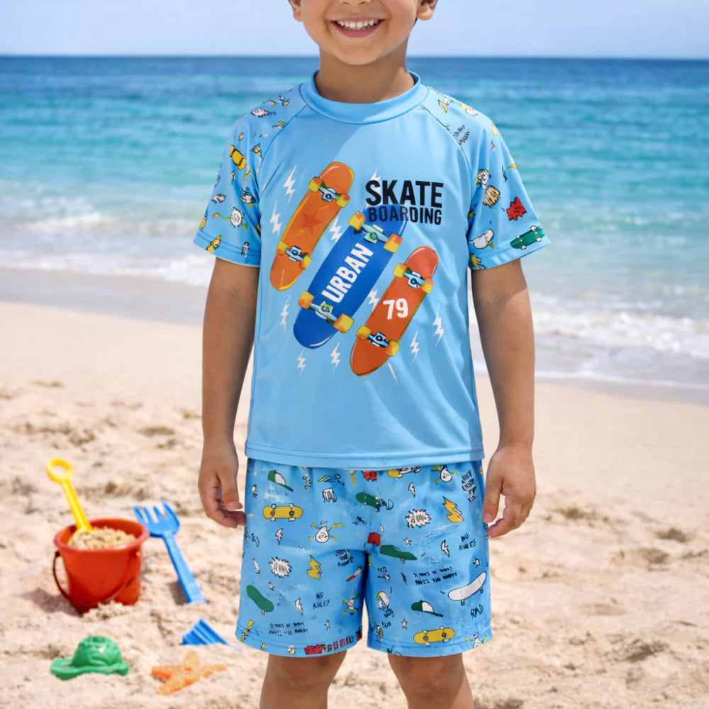2pcs Swim Set with cap - Boys