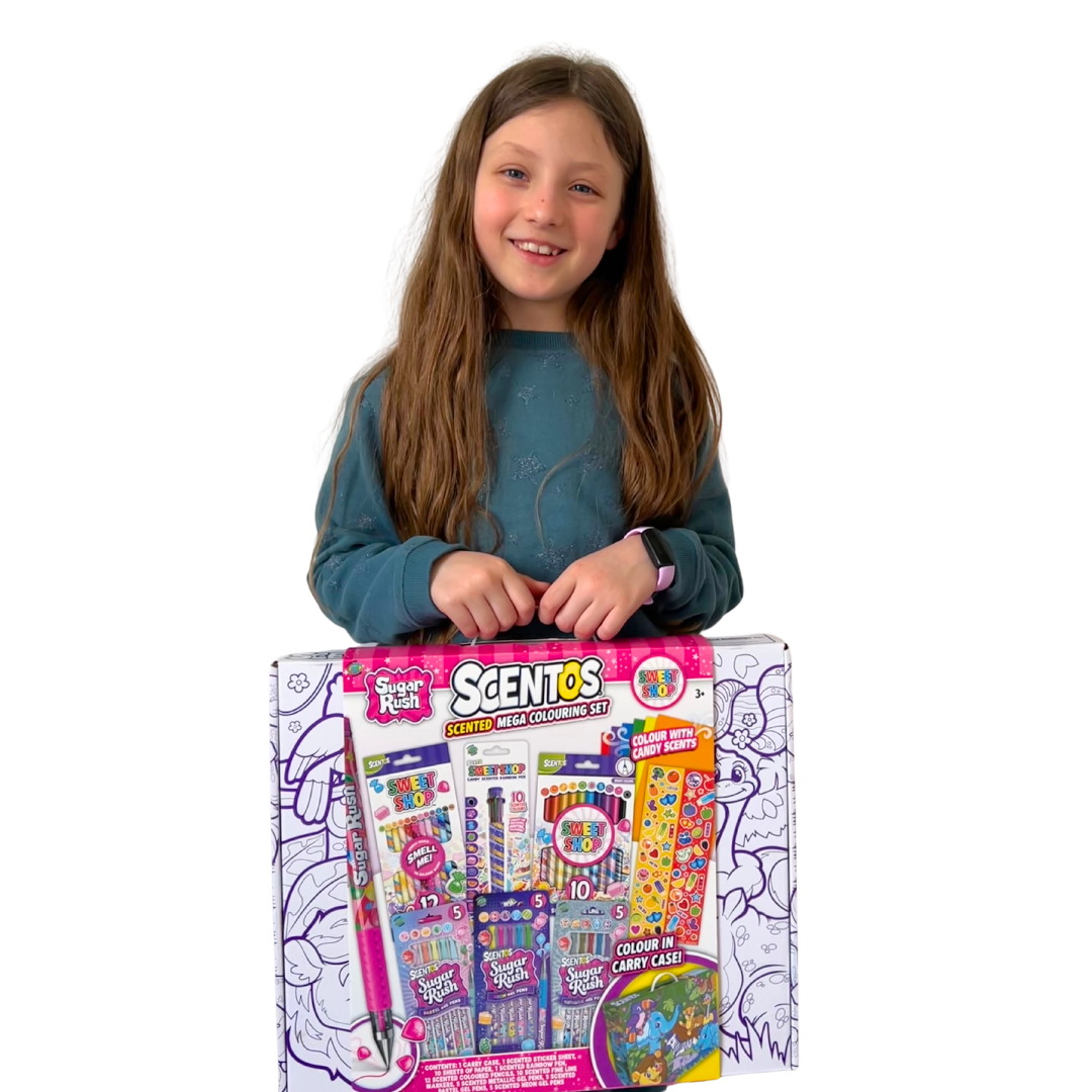 Scentos Sugar Rush Sweet Shop Mega Colouring Set