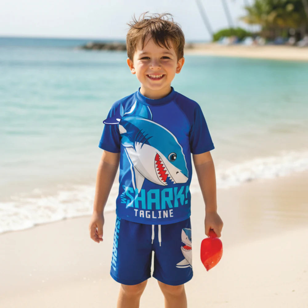 2pcs Swim Set with cap - Boys