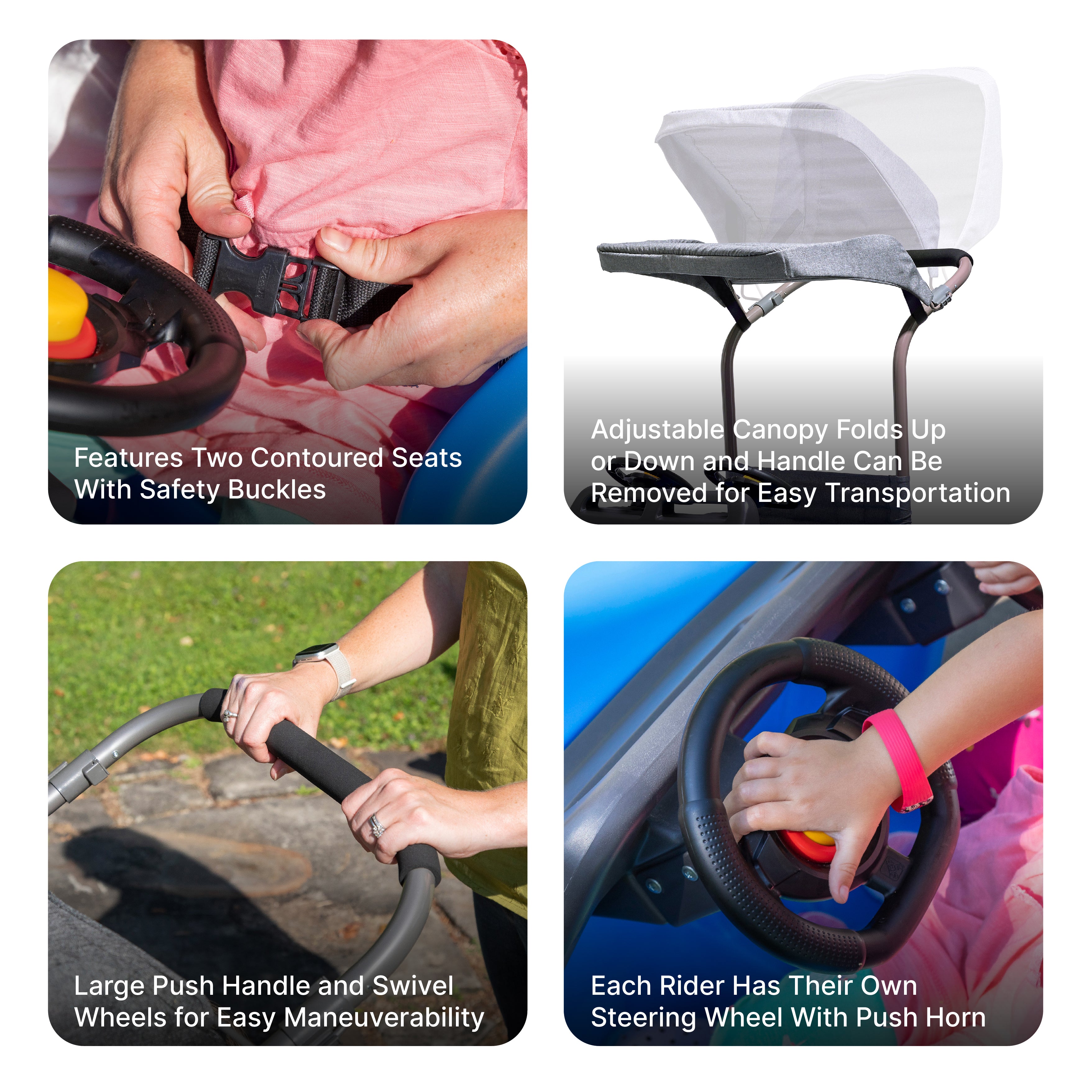 Step2 Side By Side Push Around Suv (Blue)