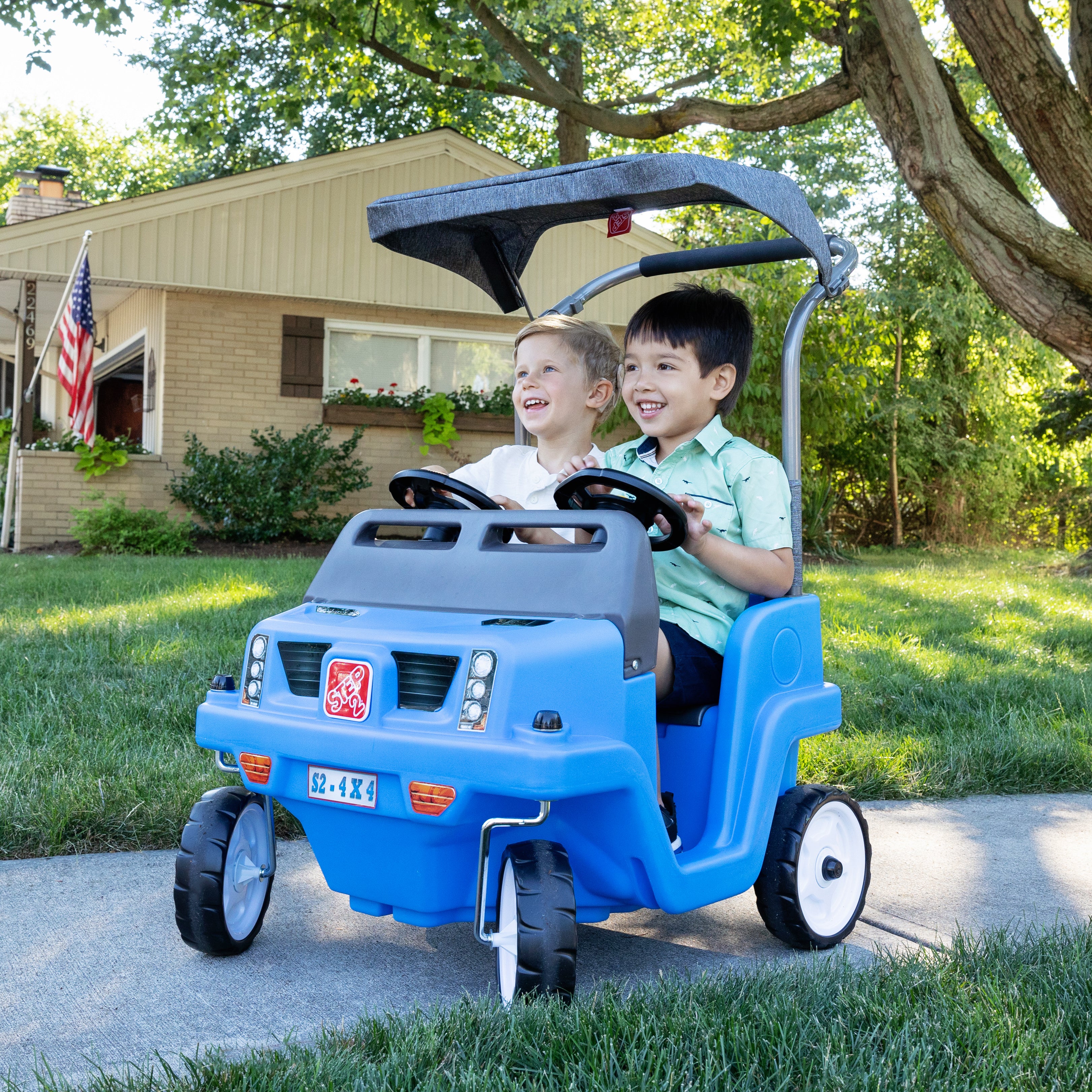 Step2 Side By Side Push Around Suv (Blue)