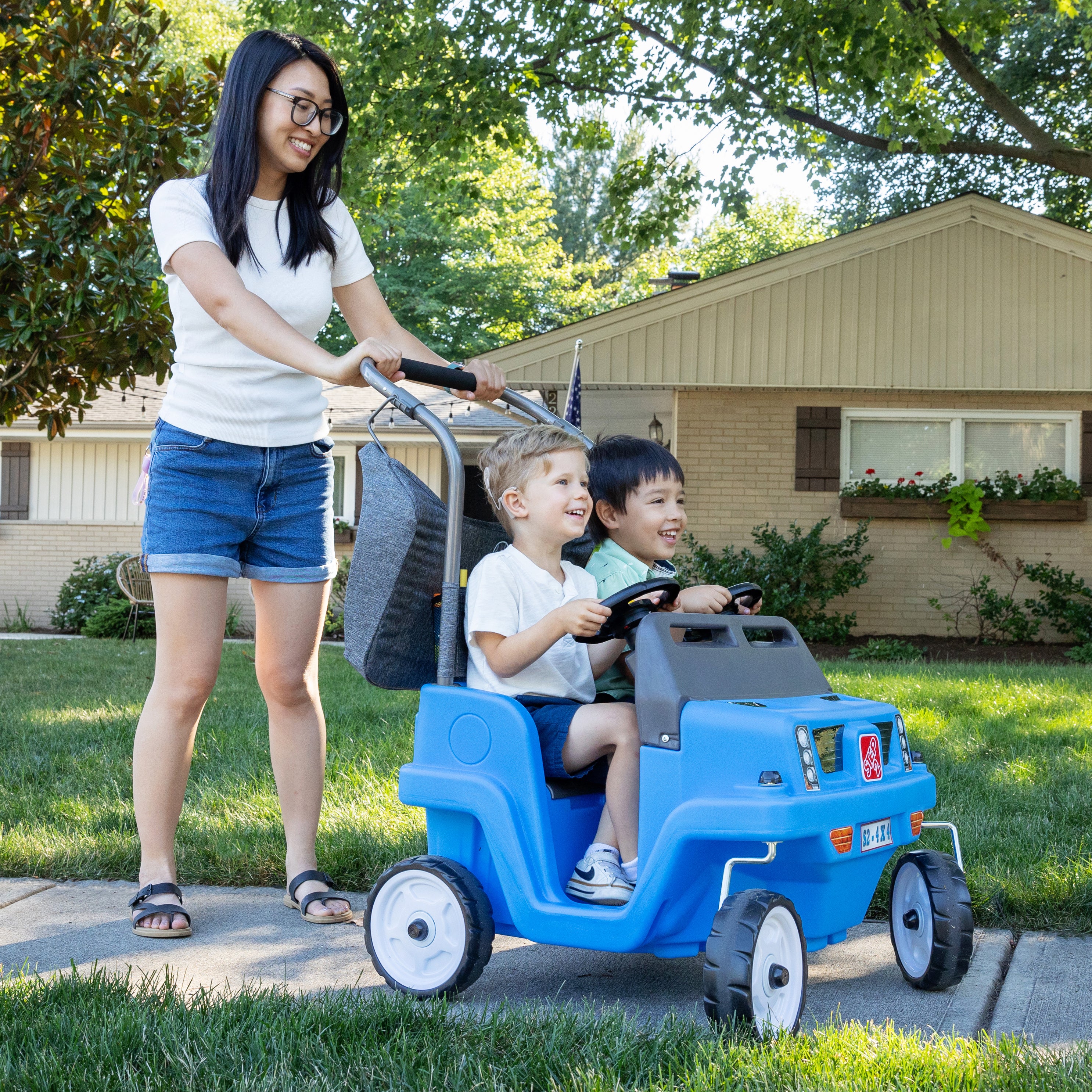 Step2 Side By Side Push Around Suv (Blue)