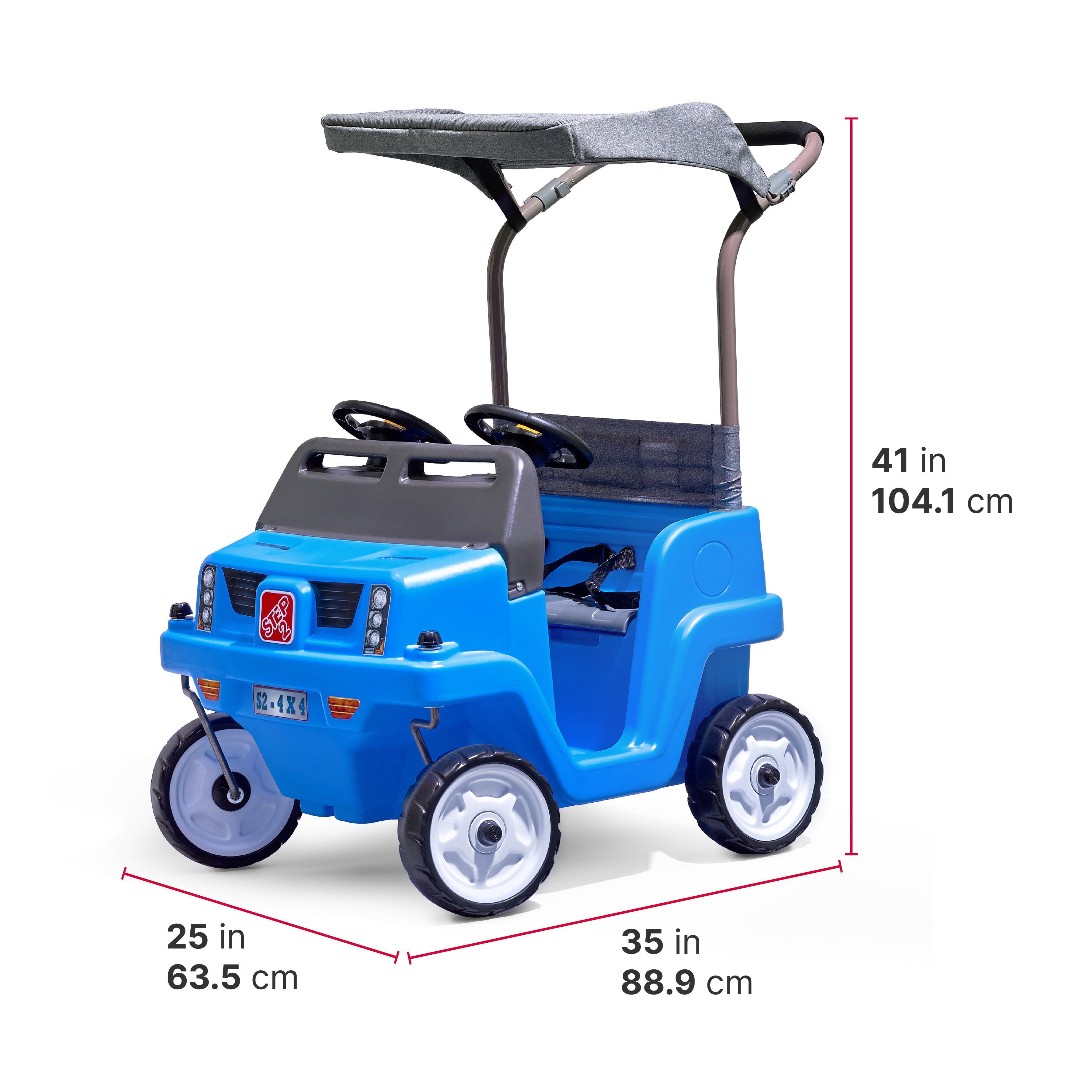 Step2 Side By Side Push Around Suv (Blue)