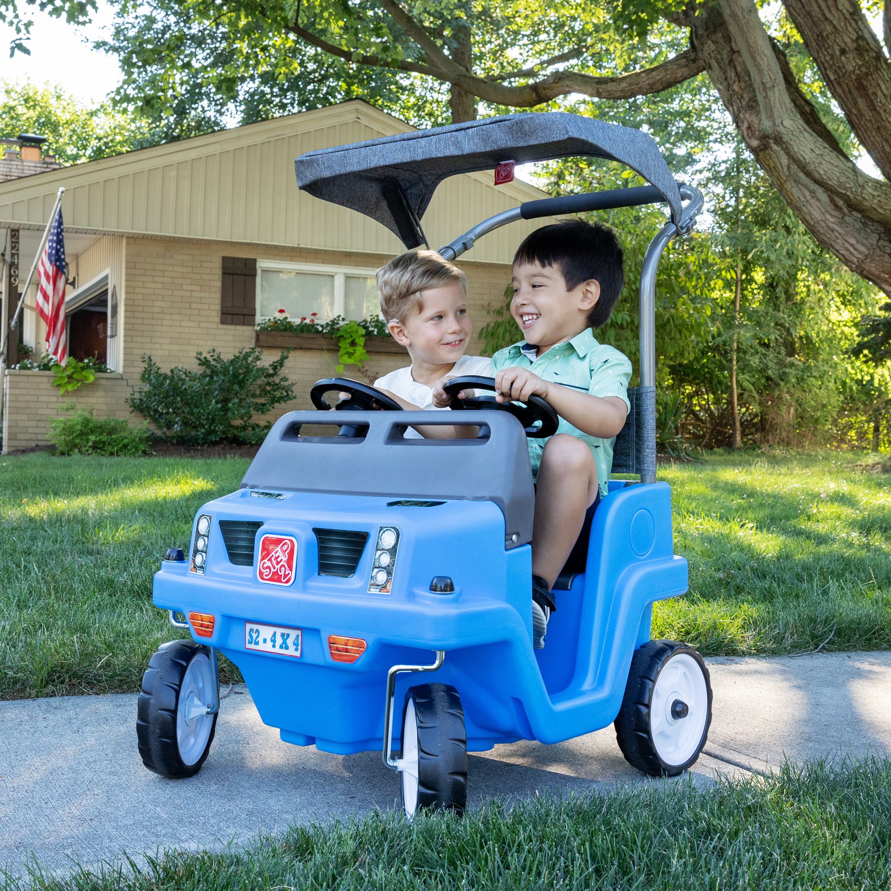 Step2 Side By Side Push Around Suv (Blue)