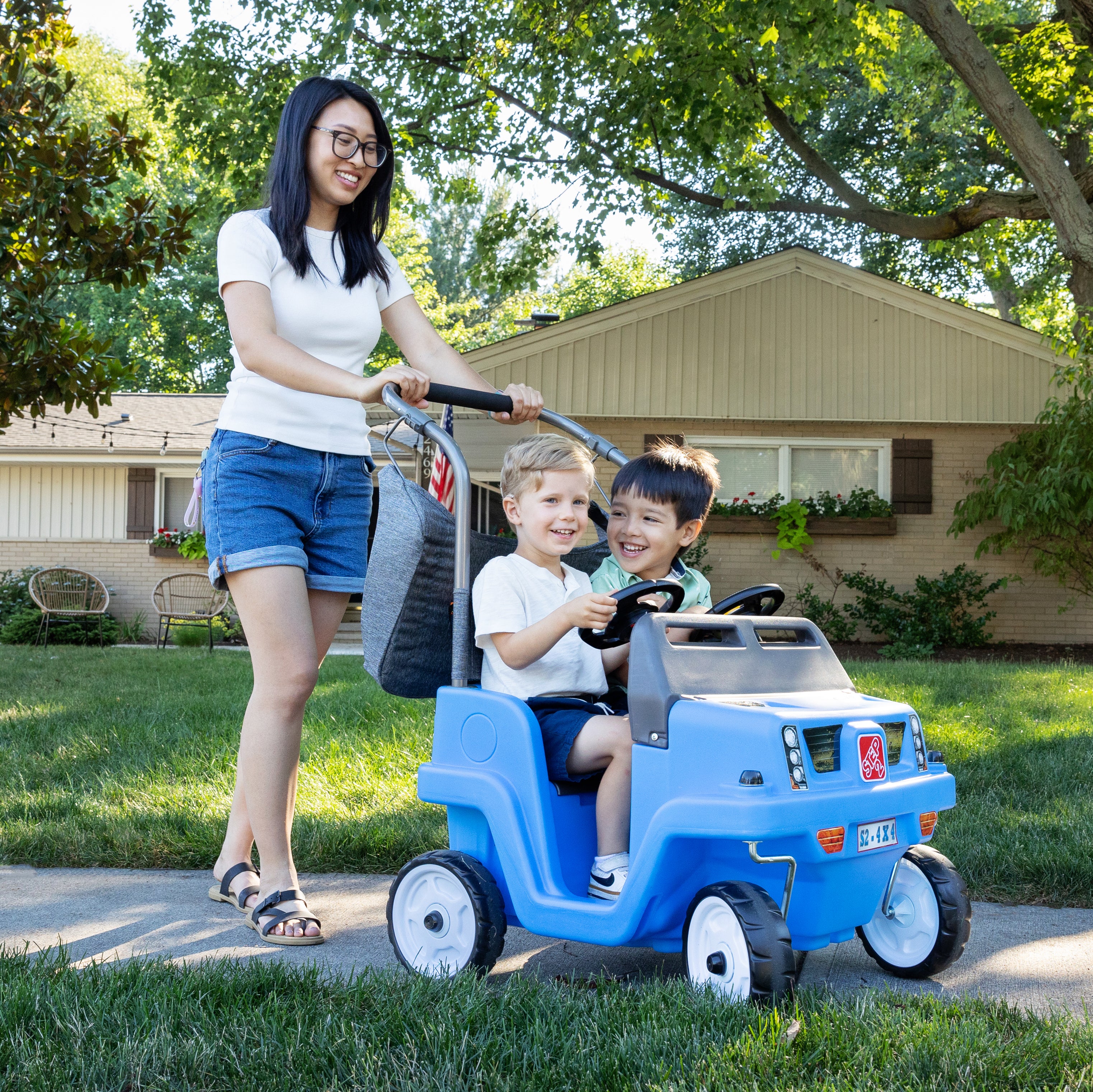 Step2 Side By Side Push Around Suv (Blue)