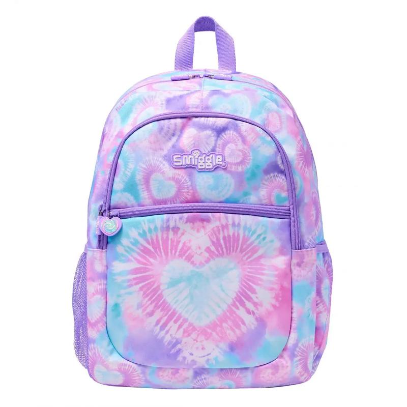 Smiggle Heart Classic Lilac Backpack