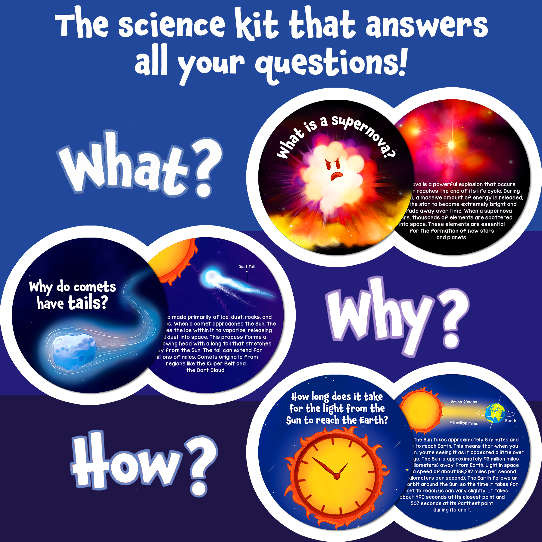 Skillmatics Science Snippets Space Kit - STEM Learning Resource & Educational Toys for Boys & Girls, 70+ Double-Sided Interactive Cards, Gifts for Ages 7, 8, 9 & Up