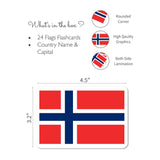 Flags Part 2 Flashcards- Pack of 24