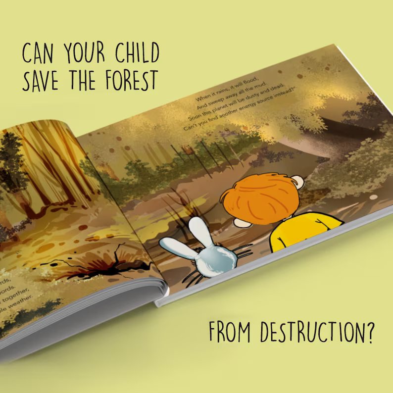 Personalised Storybook  - The Tree Warrior; Make Your Child A Climate Hero!