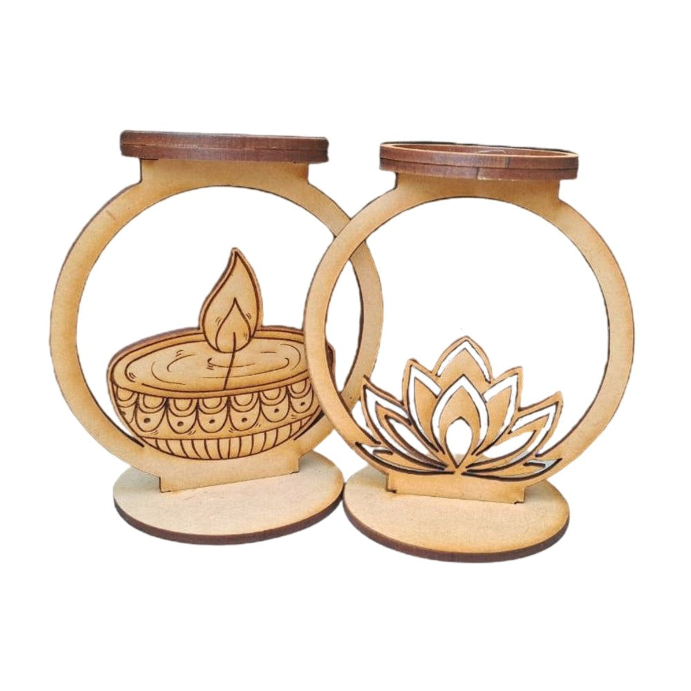 Festive Glow DIY diya stand painting kit-  – Craft Your Own Festival Magic!