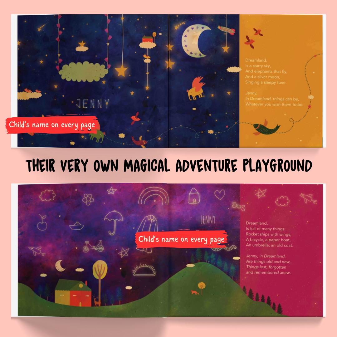 Personalised Storybook - Dreamland; A Bedtime Story