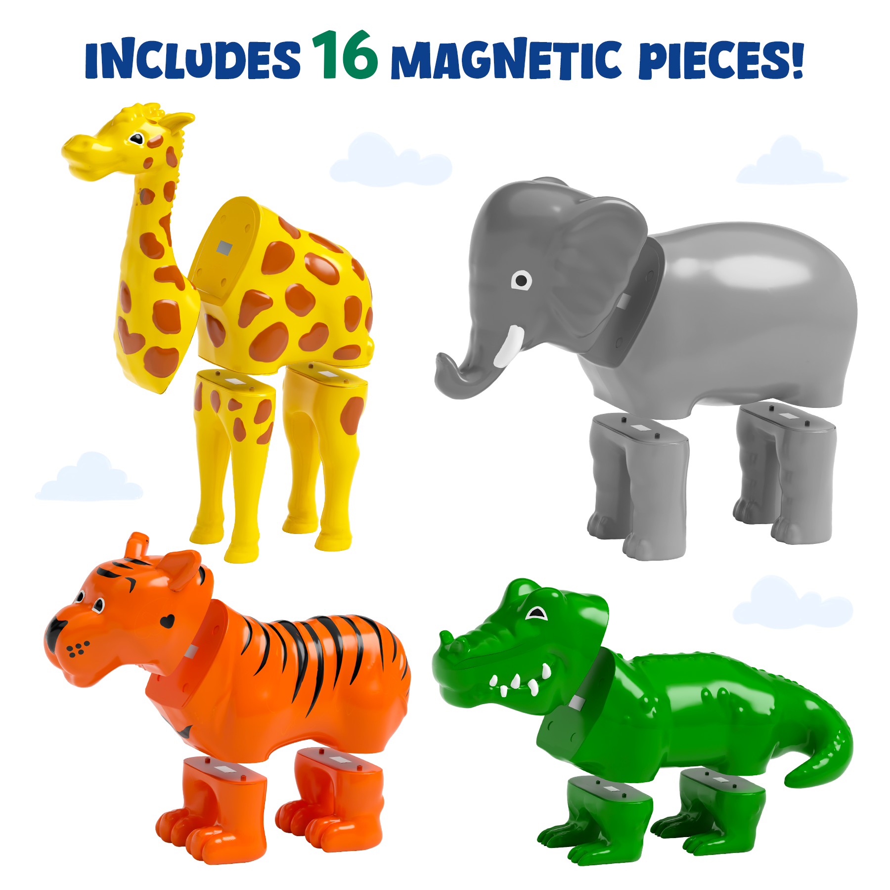 Snap N' Swap – Magnetic Animal Toy for Toddlers