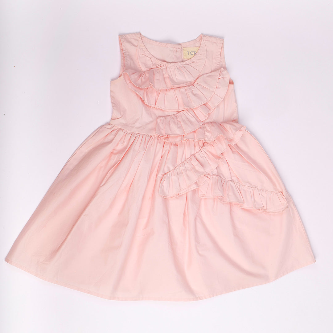 Pink Dandelion Dress (2-7 Years)