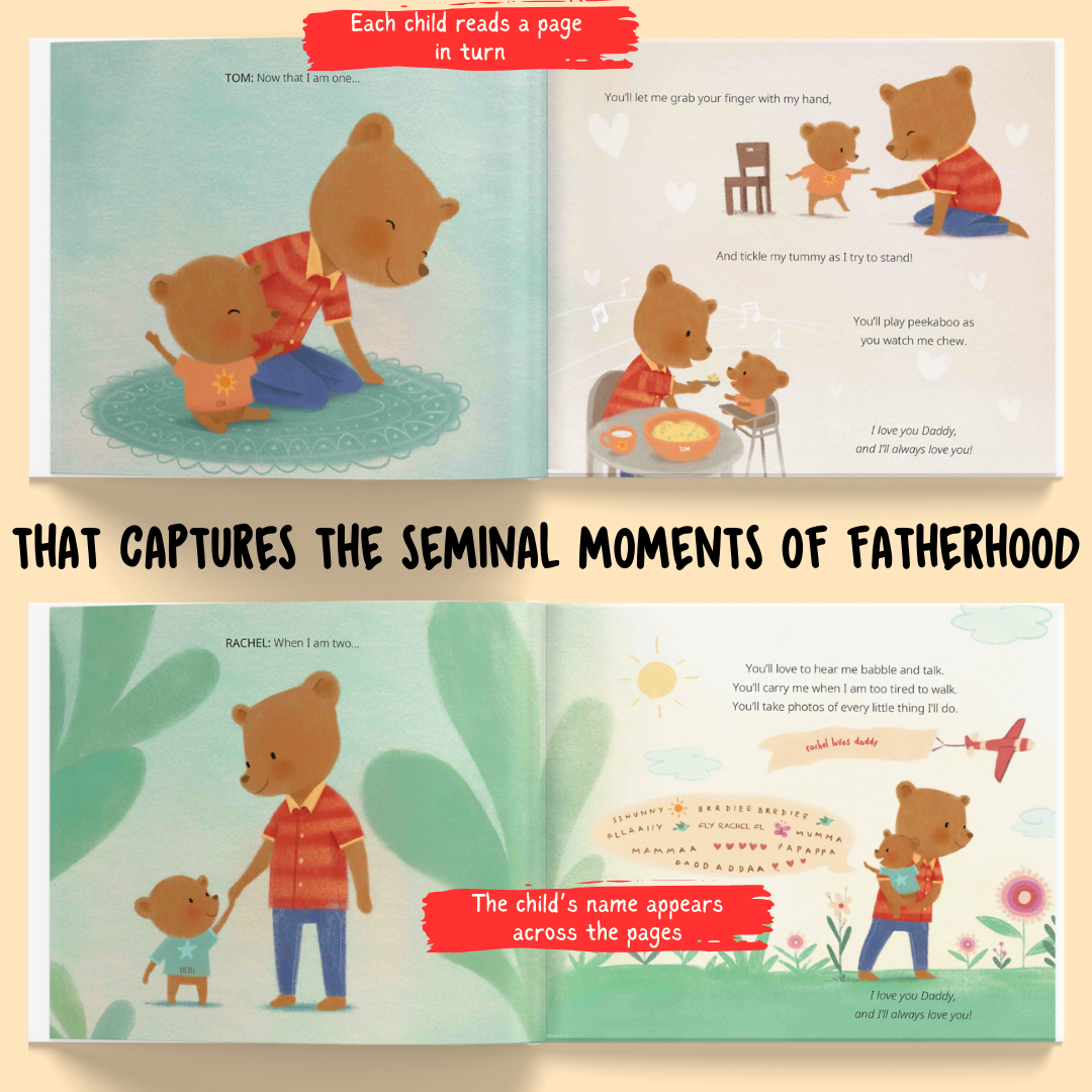 Personalised Storybook - Daddy And Us