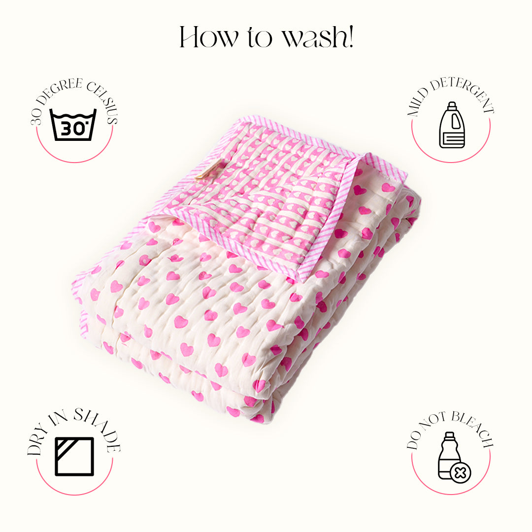 Infant Set  (Quilt Bolsters and Pillow Set)