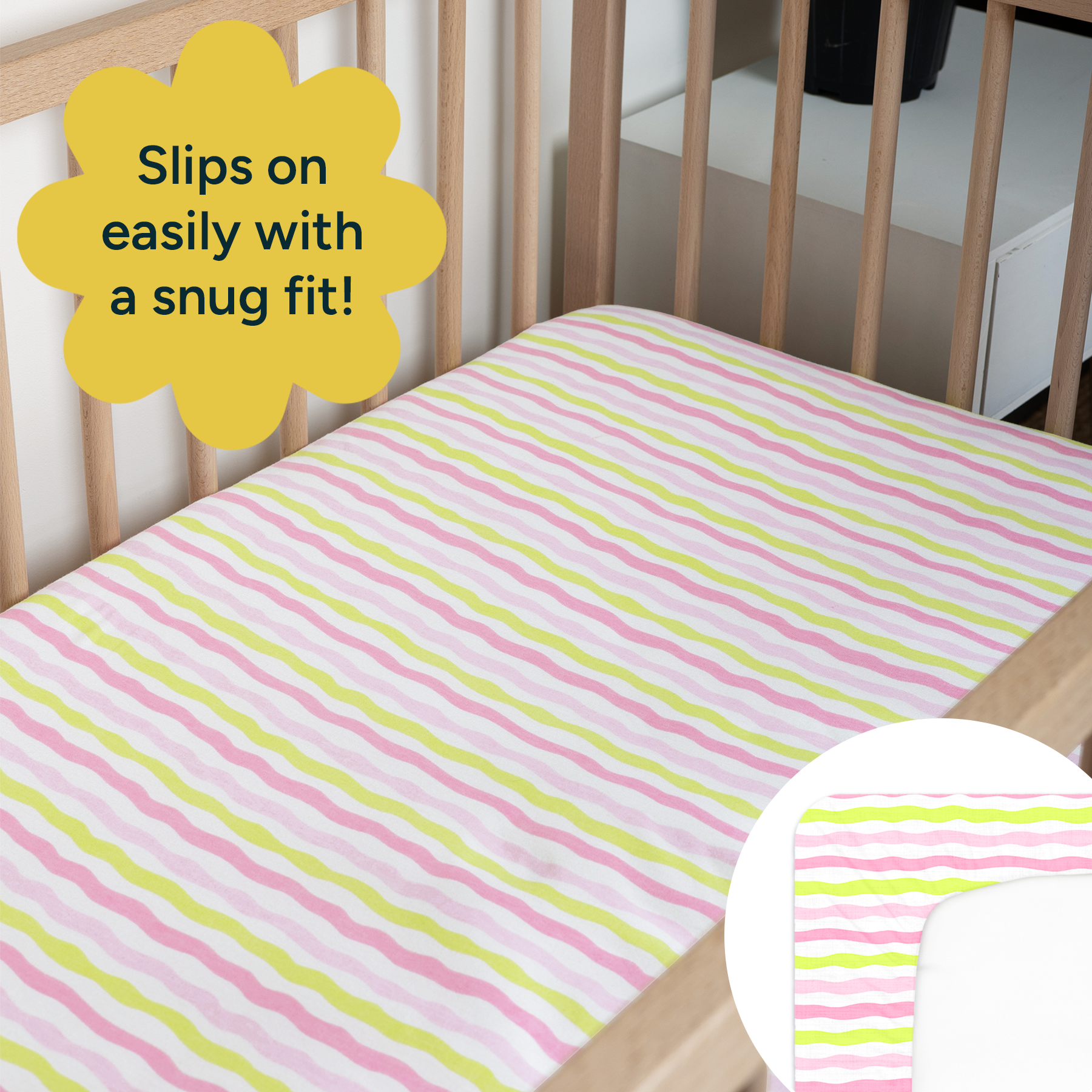 Nintara Baby Fitted Crib Sheet