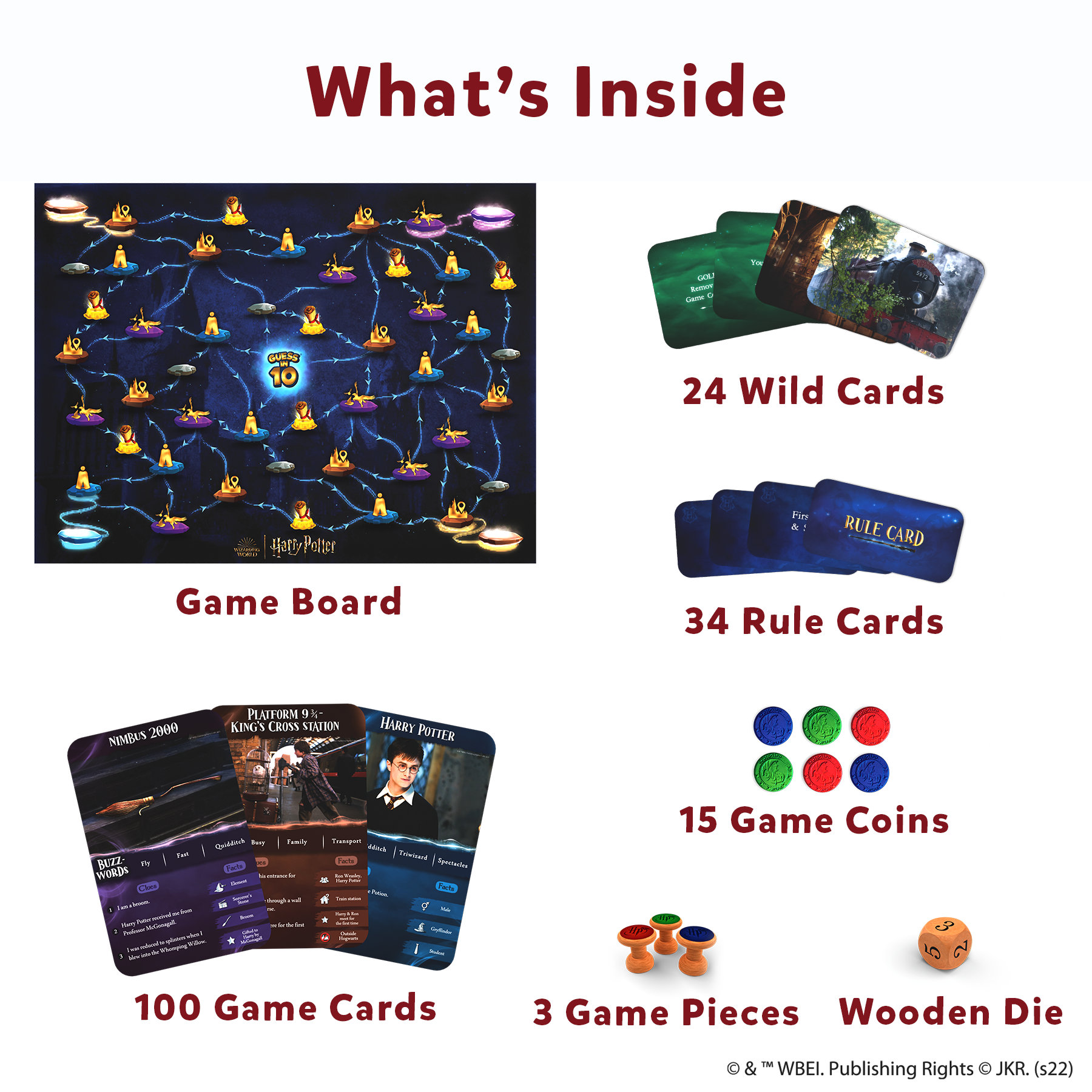 Skillmatics Harry Potter Board Game - Guess in 10, Gifts for 8 Year Olds and Up, Trivia and Strategy Game for Kids, Teens & Adults