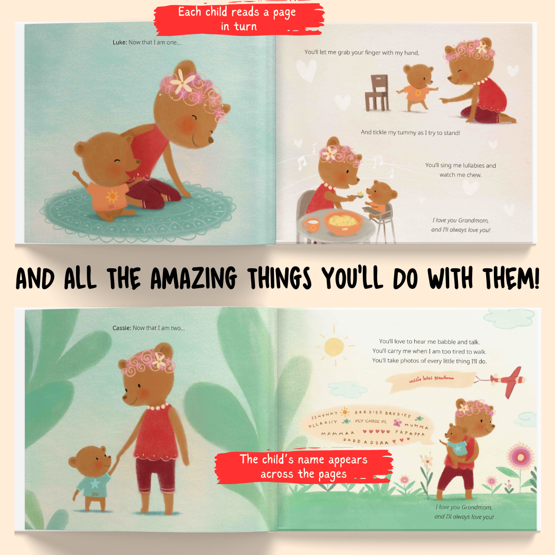 Personalised Storybook - Grandma And Us