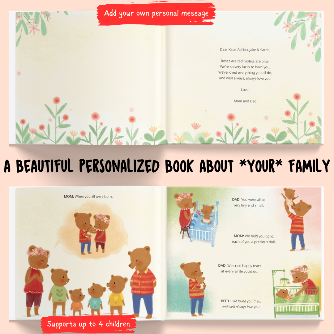 Personalised Storybook - Kids, We Love You!