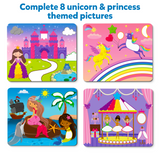 Dot it! - Unicorns & Princesses | No Mess Sticker Art