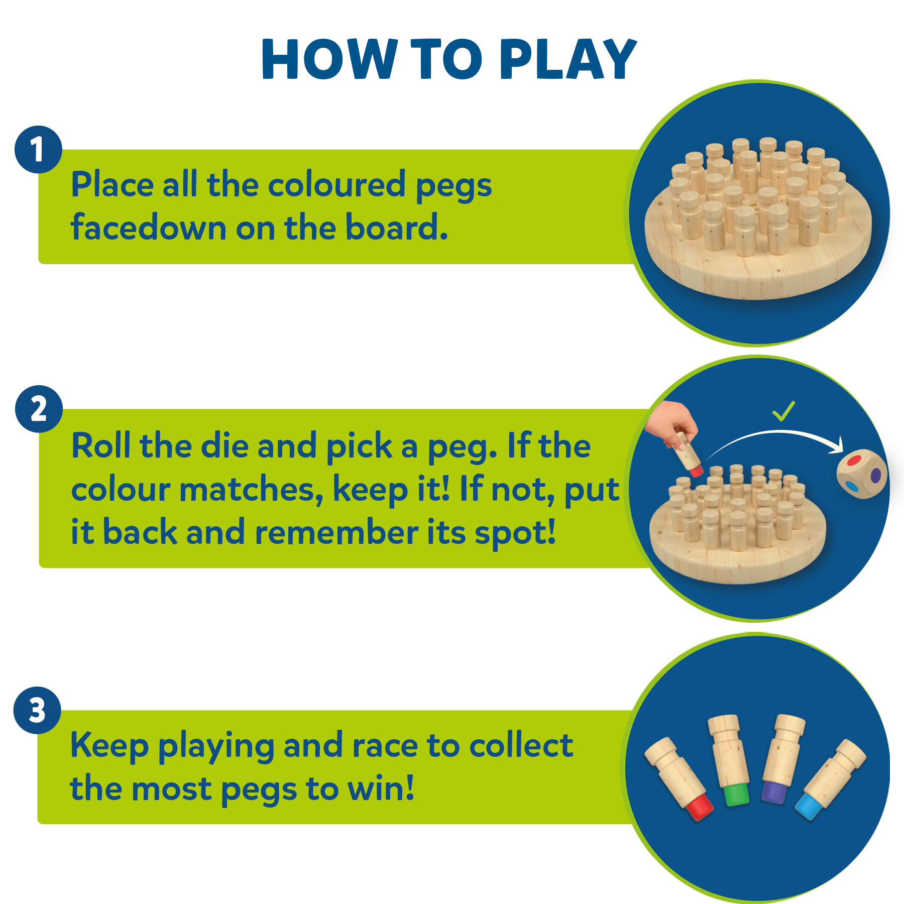 Skillmatics Colour Crush - Thrilling Memory Game, Fast-Paced Board & Travel Game, Fun for Family Game Night, Brain Teasers, Wooden Toys, Gifts for Kids, Teens & Adults, Ages 4, 5, 6, 7, & Up