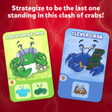Skillmatics Card Game : Crab Clash | Gifts for 7 Year Olds and Up | Super Fun Strategy Game for Families | Games for Kids, Teens, & Adults