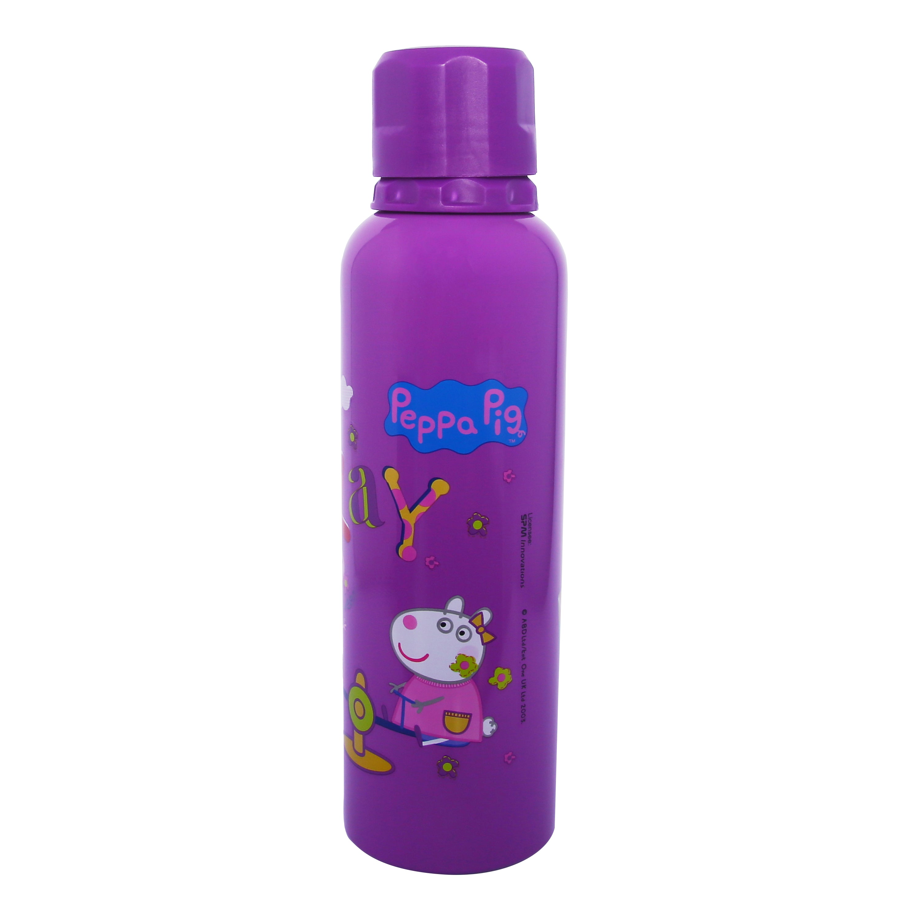 Youp Stainless Steel Purple Color Peppa Pig Kids Water Bottle OSCAR  - 750 Ml