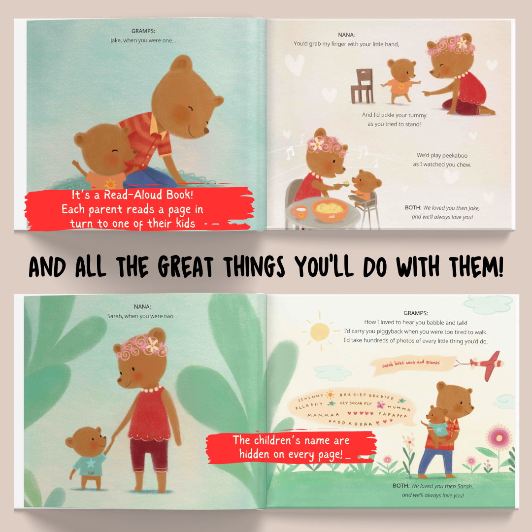 Personalised Storybook - Grandkids, We Love You!