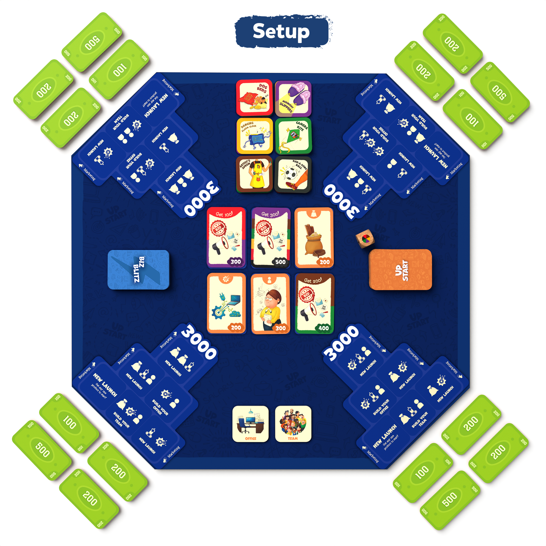 Skillmatics Board Game - Up Start, Entrepreneurship and Business Strategy Game for Kids, Teens and Adults, Fun for Family & Friends, Game Night, Gifts for Boys and Girls Ages 7, 8, 9 and Up