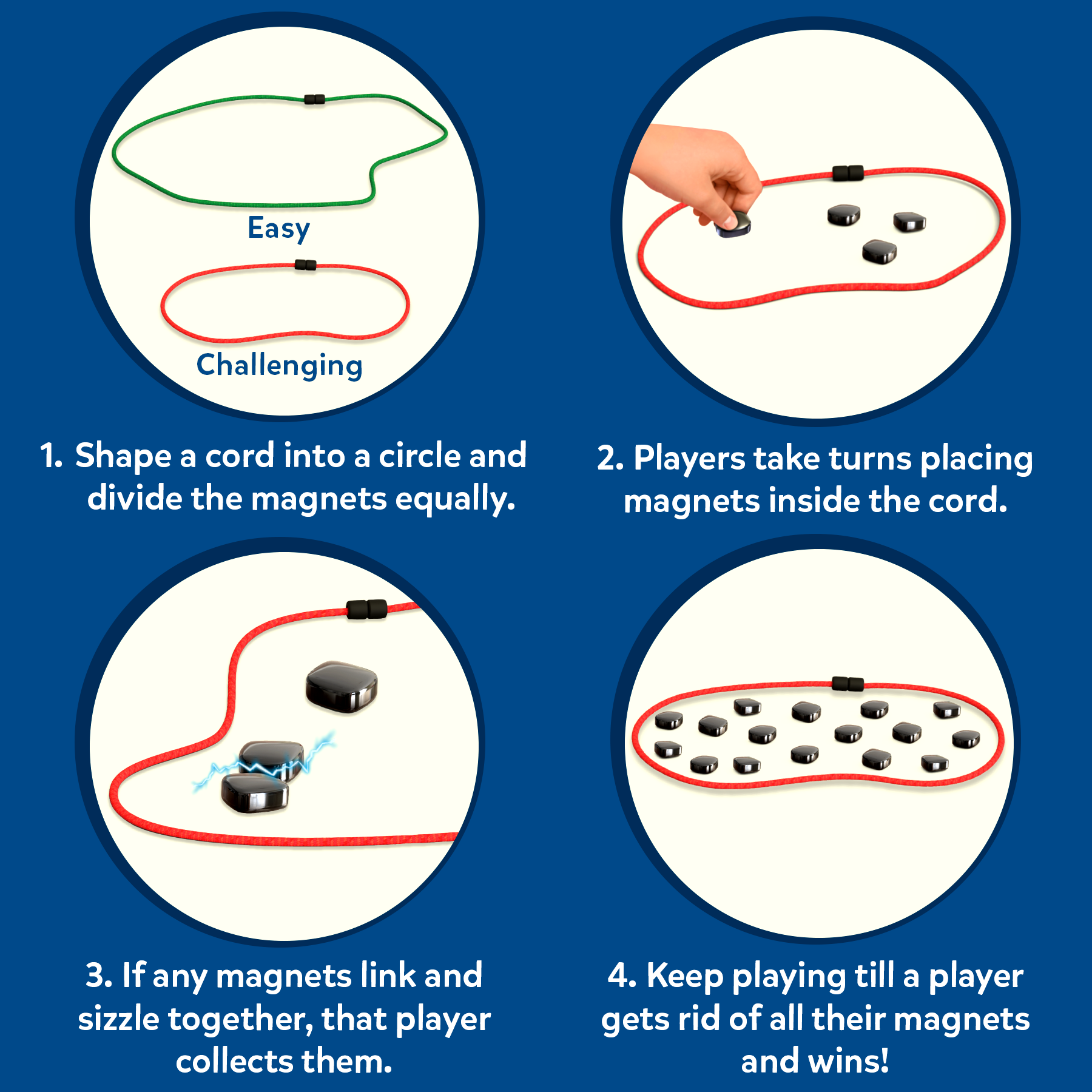 Skillmatics Sizzle - Classic Magnetic Attraction Game, Strategy & Travel Activity, Fun for Family Game Nights, Gifts for Boys, Girls, Teens & Adults, Ages 15 & Up, 2-4 Players