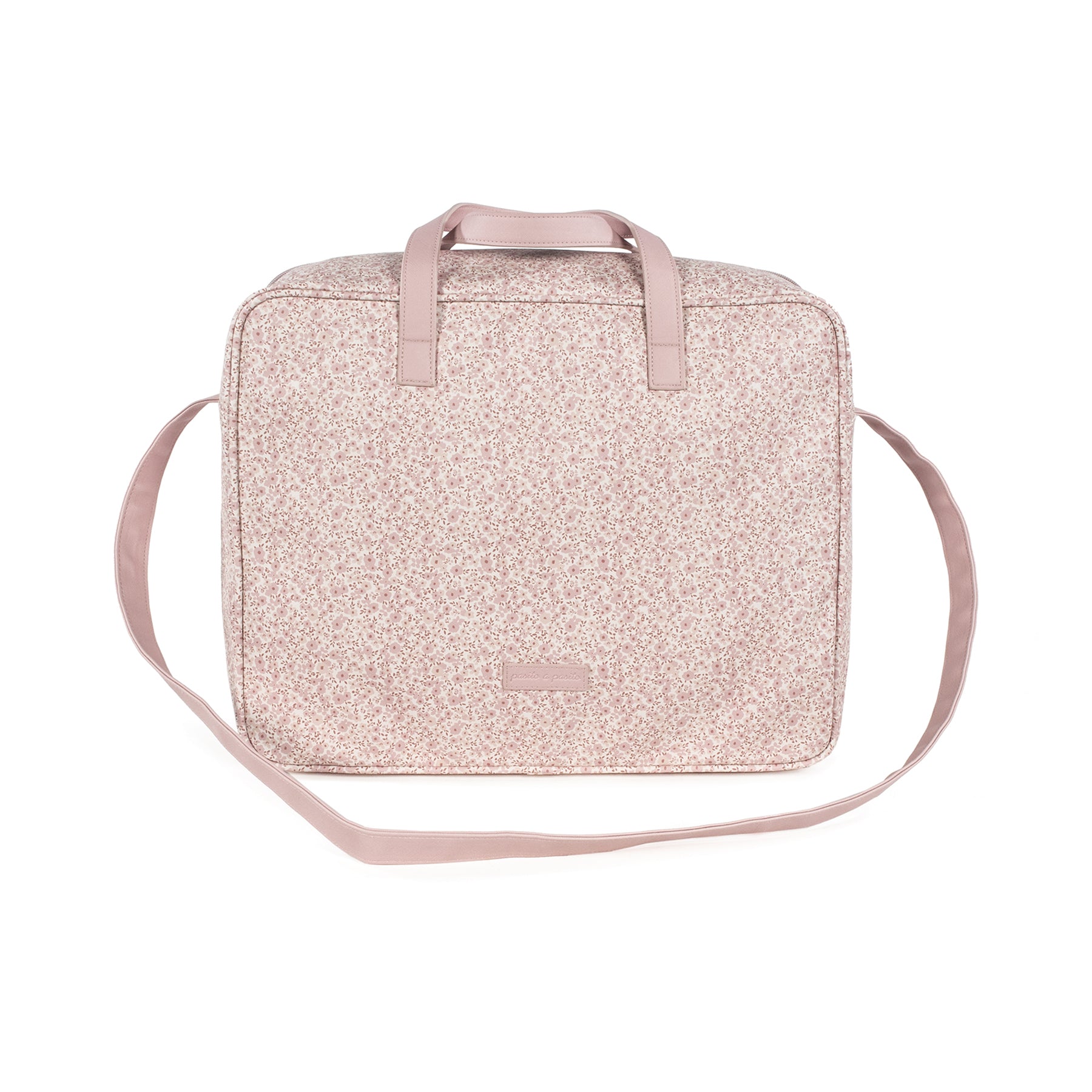 Pasito a Pasito Flower Mellow Pink Travel Holiday and Maternity Bag