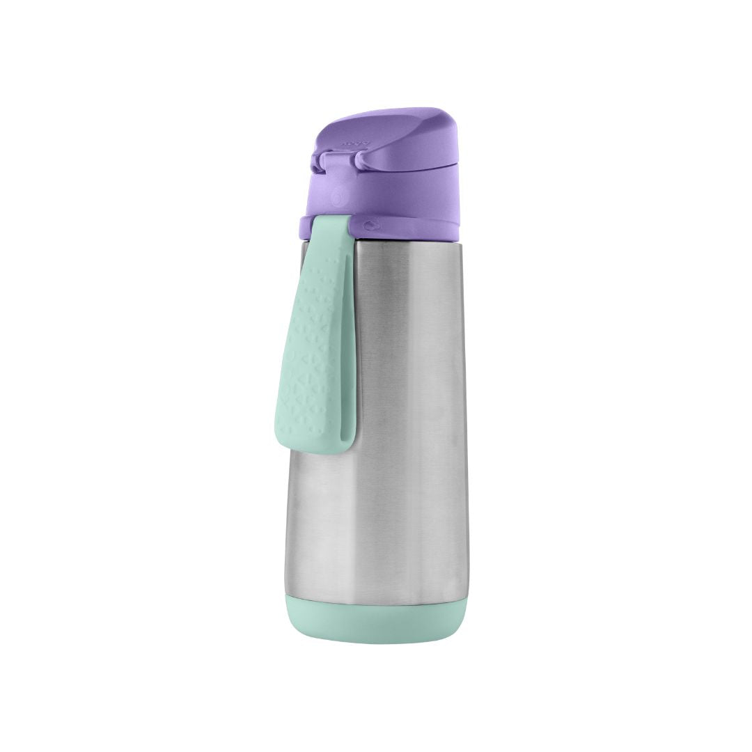 b.box Insulated Sport Spout Drink Water Bottle 500ml  Lilac Pop Purple