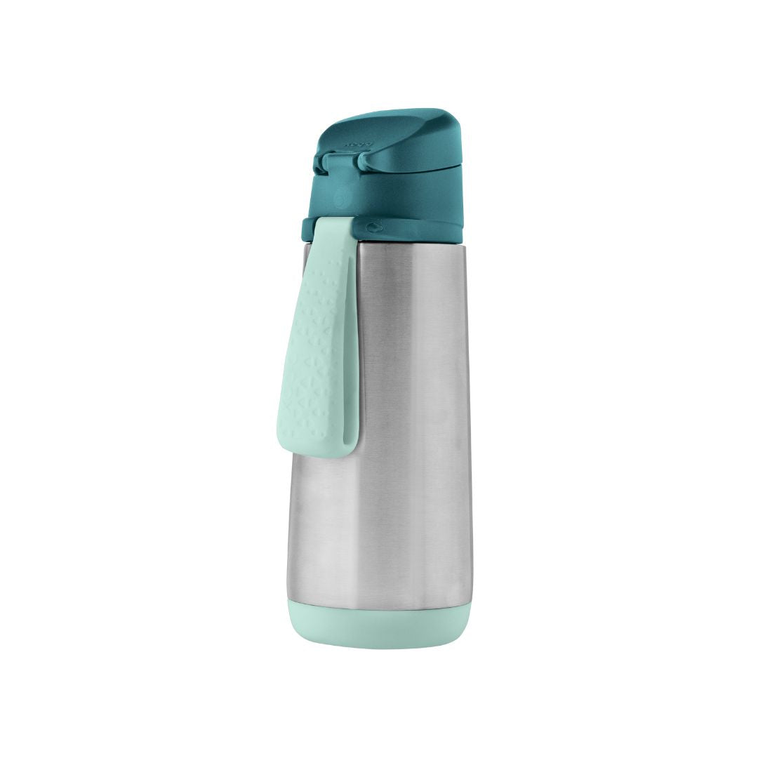 b.box Insulated Sport Spout Drink Water Bottle 500ml   Emerald Forest Green