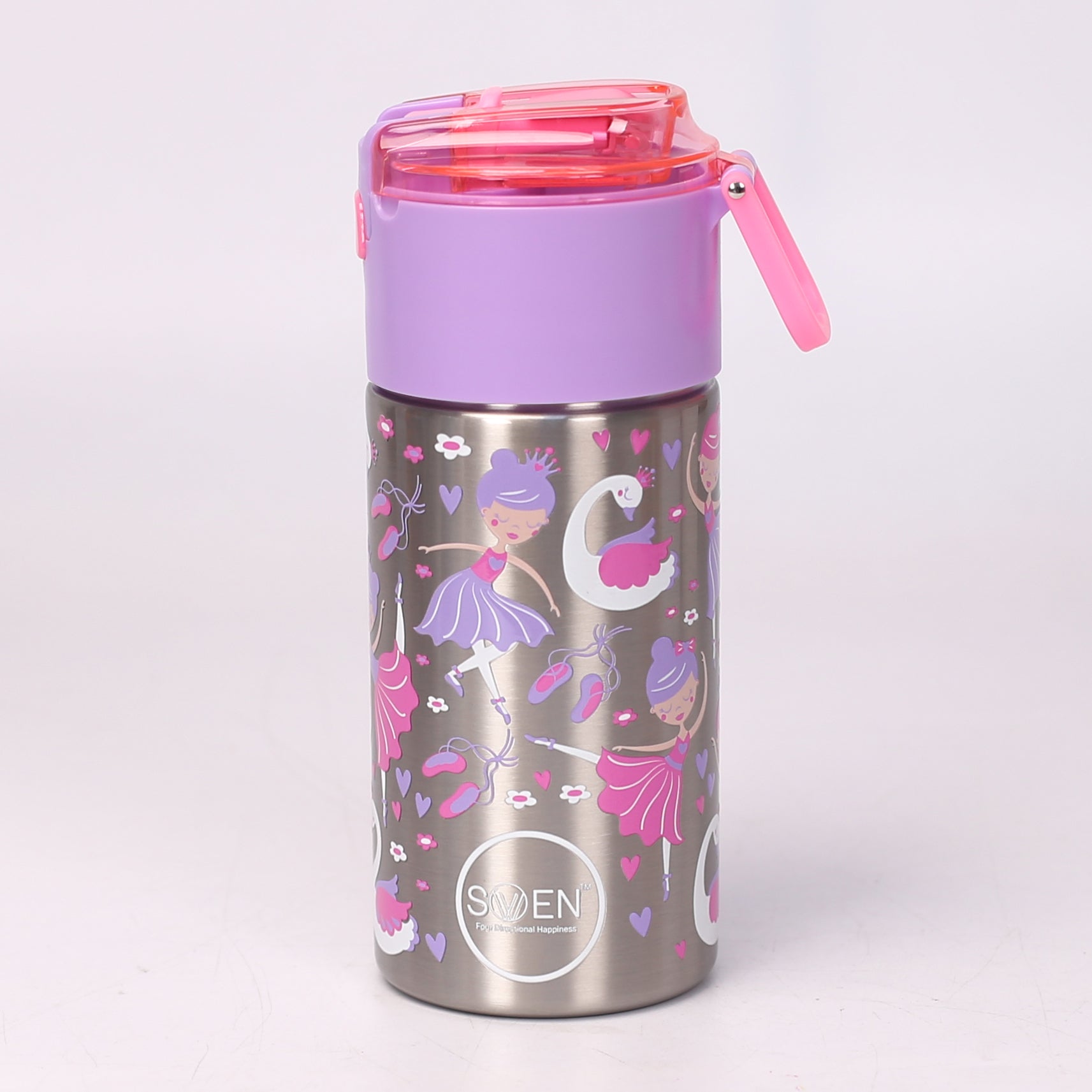 Insulated Stainless Purple color Steel Bottle- 380 ml