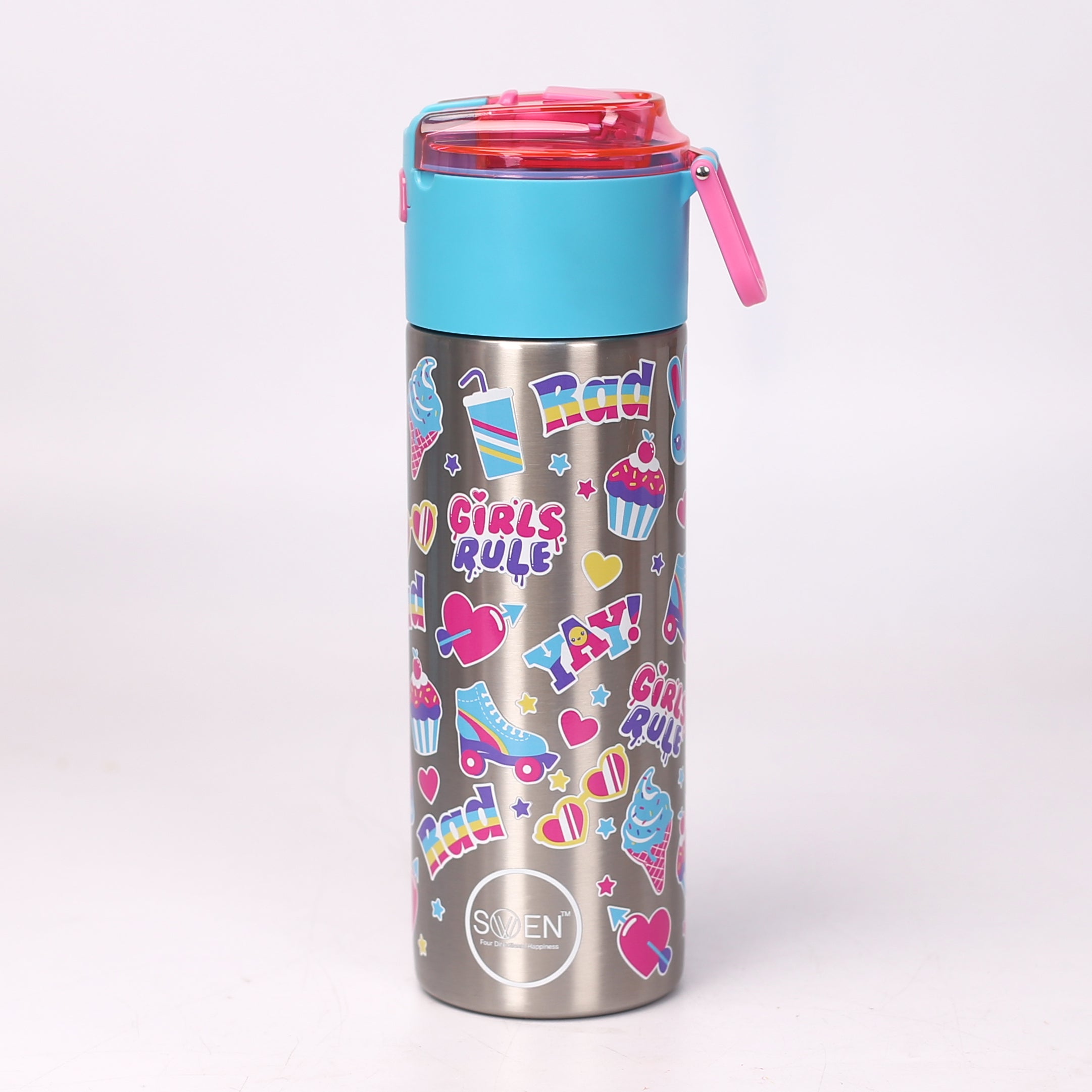 Insulated Stainless Blue color Steel Bottle- 530 ml